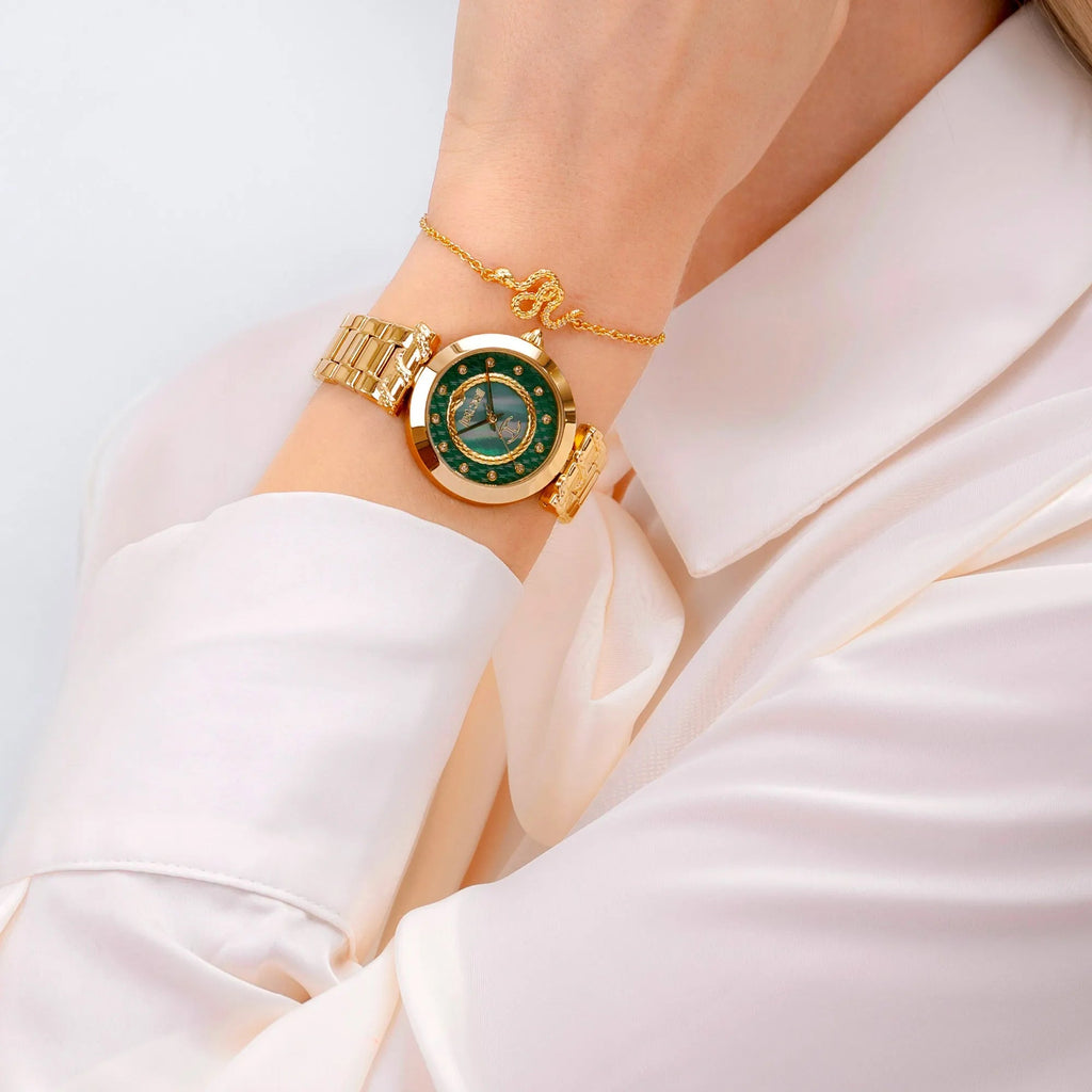 Just Cavalli Donna luce Yellow Gold Green