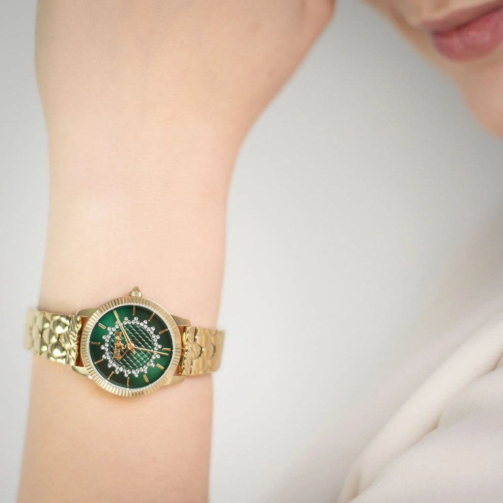 Just Cavalli Daydreamer Yellow Gold Green