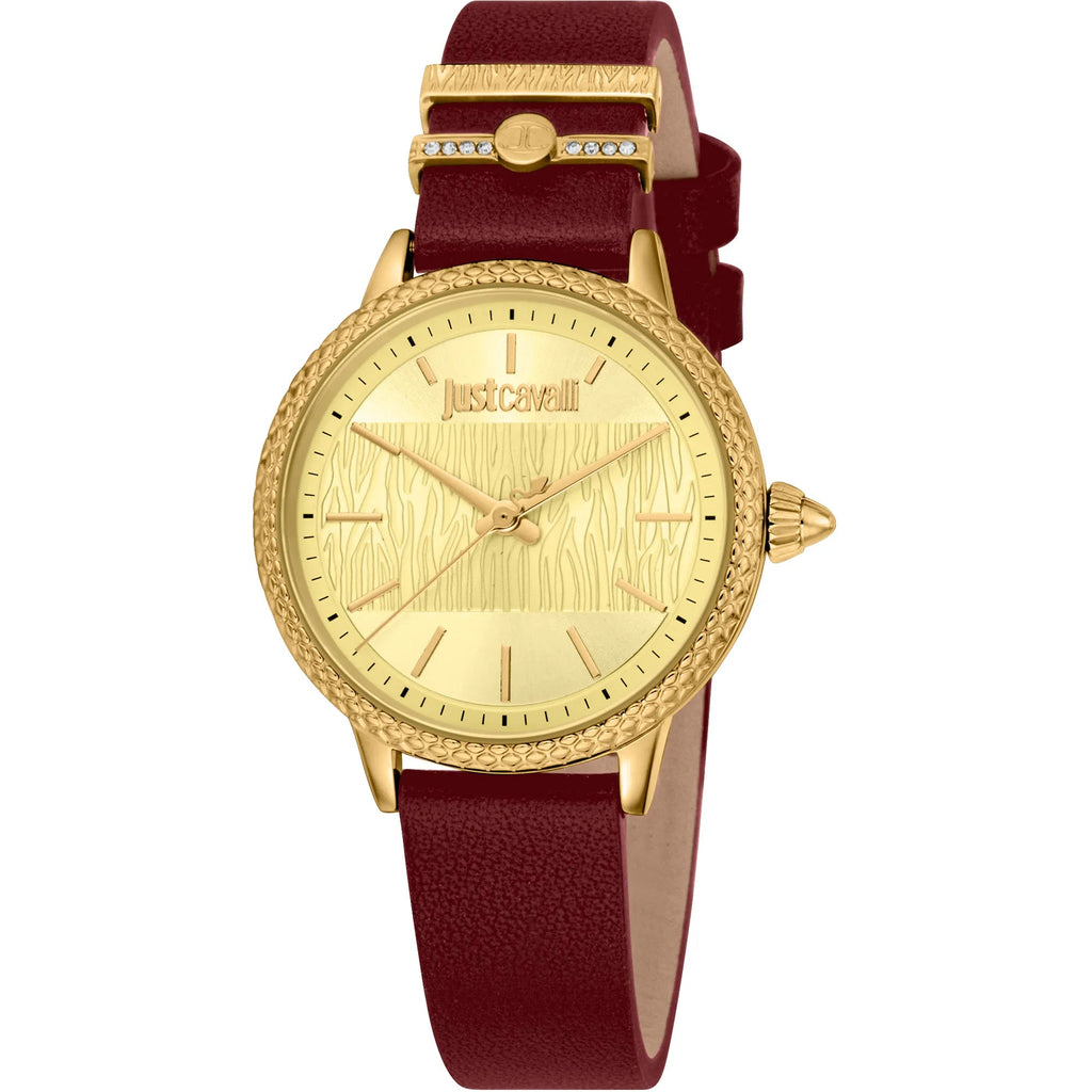 Just Cavalli Miraggio Leather Red