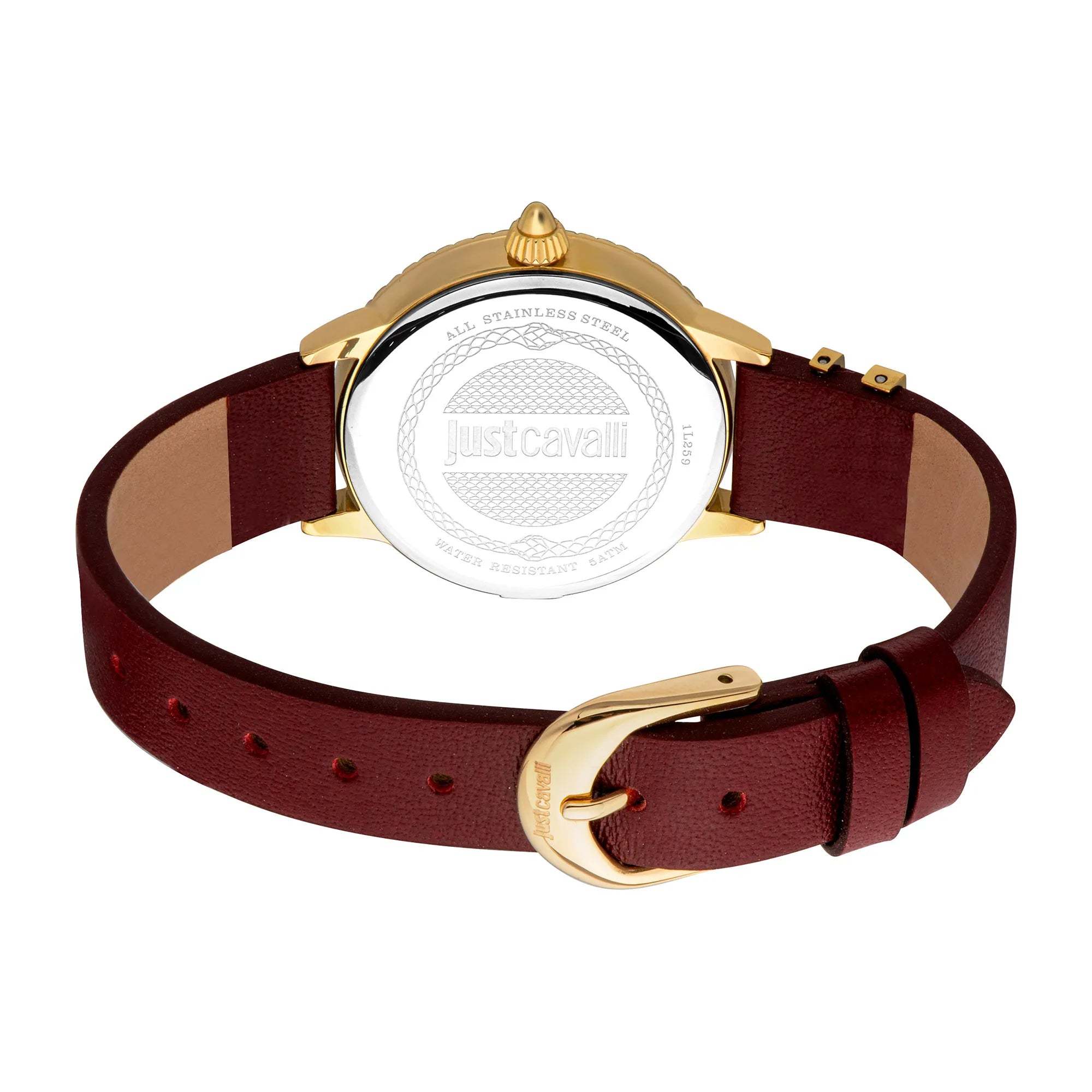 Just Cavalli Miraggio Leather Red
