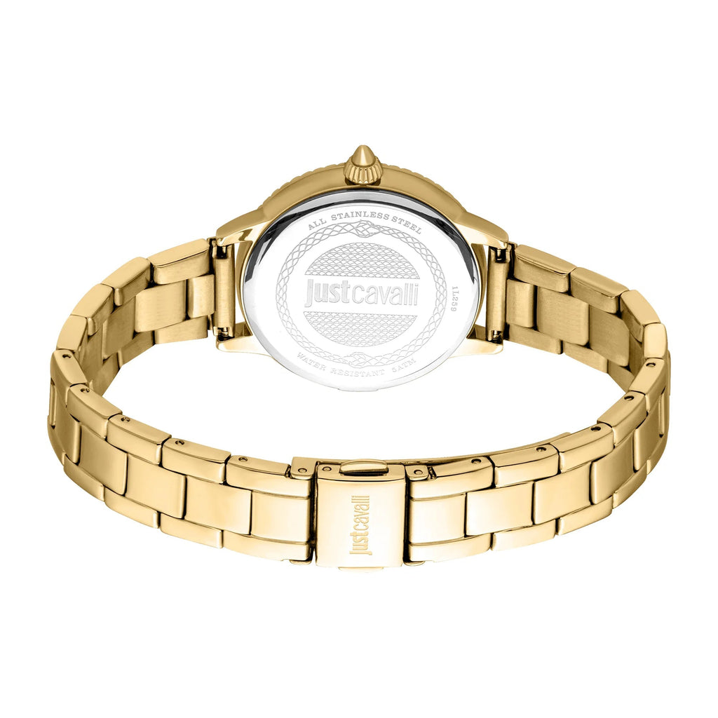 Just Cavalli Miraggio Yellow Gold Turquoise