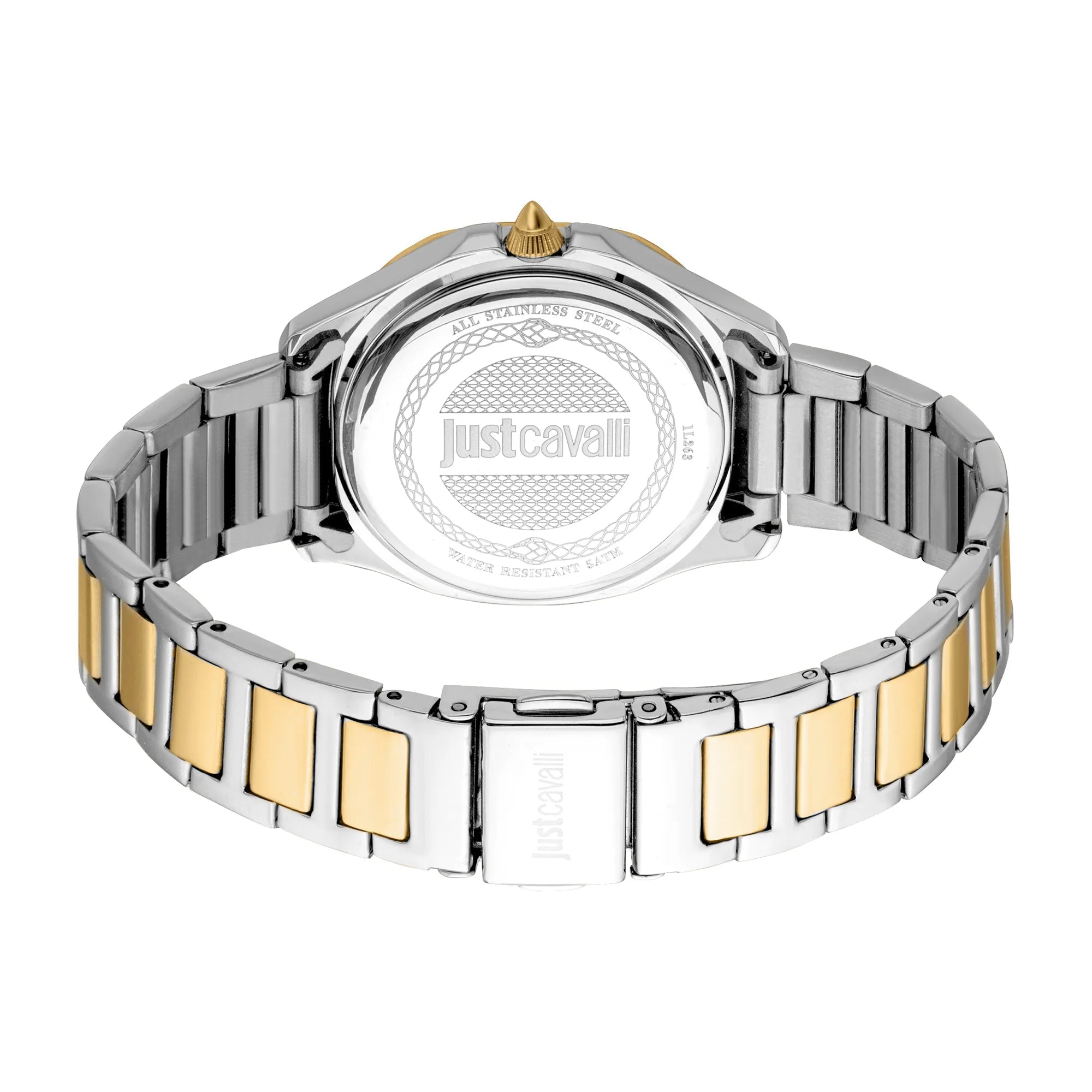 Just Cavalli Quadro 2-Tone Yellow Gold