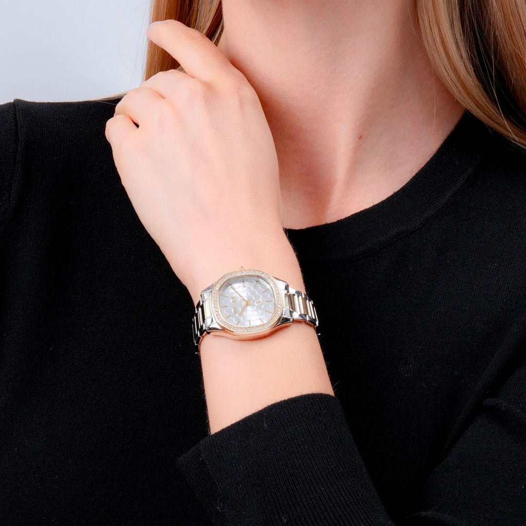 Just Cavalli Quadro 2-Tone Yellow Gold
