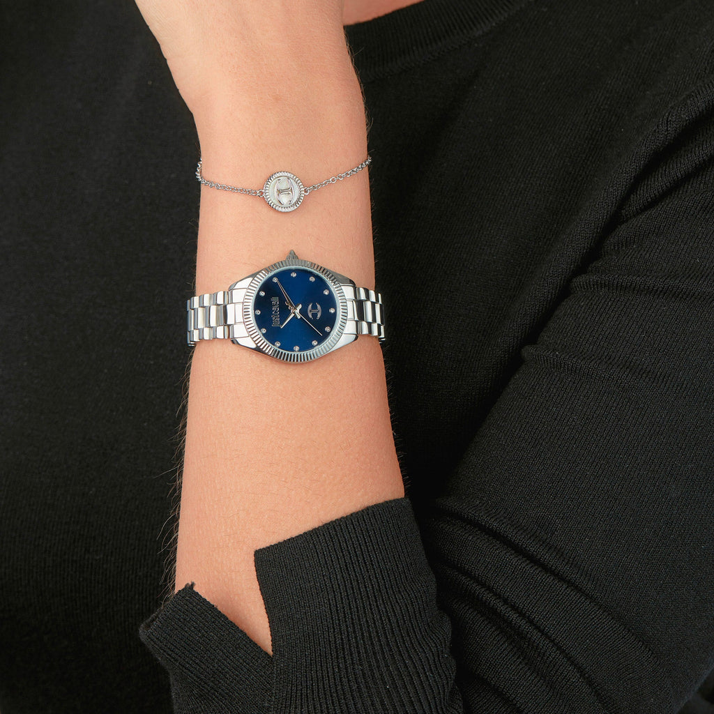 Just Cavalli Pacentro Silver Blue