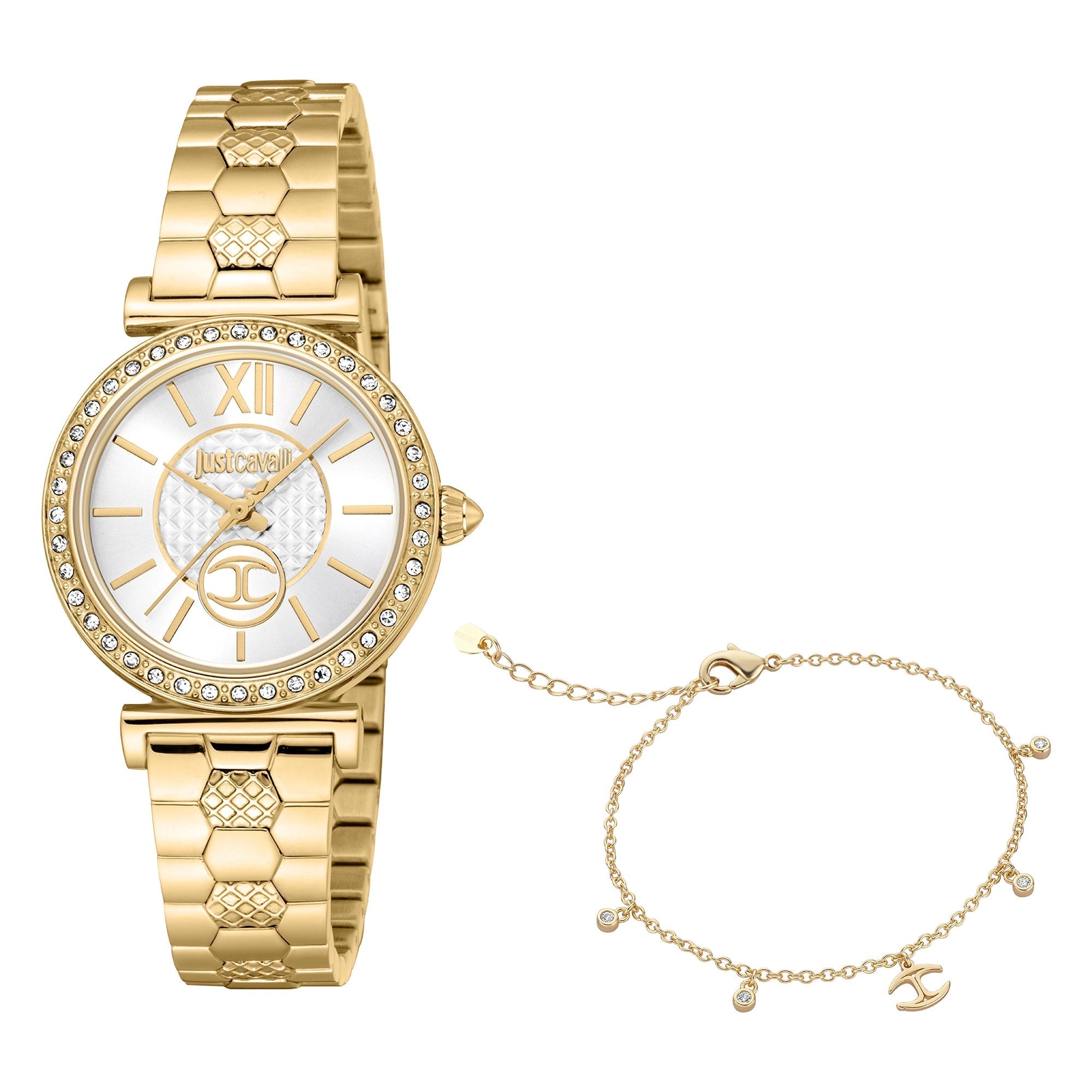 Just Cavalli Varenna Yellow Gold Silver