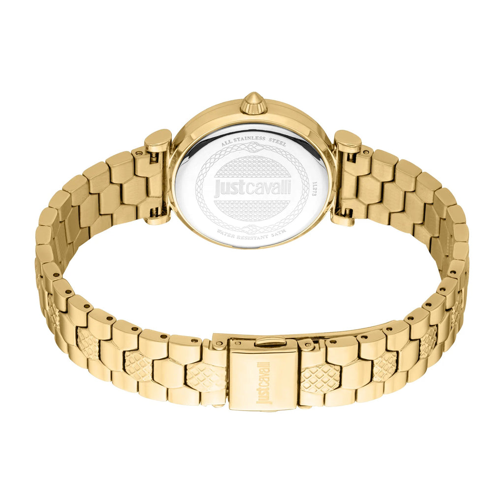 Just Cavalli Varenna Yellow Gold Turquoise