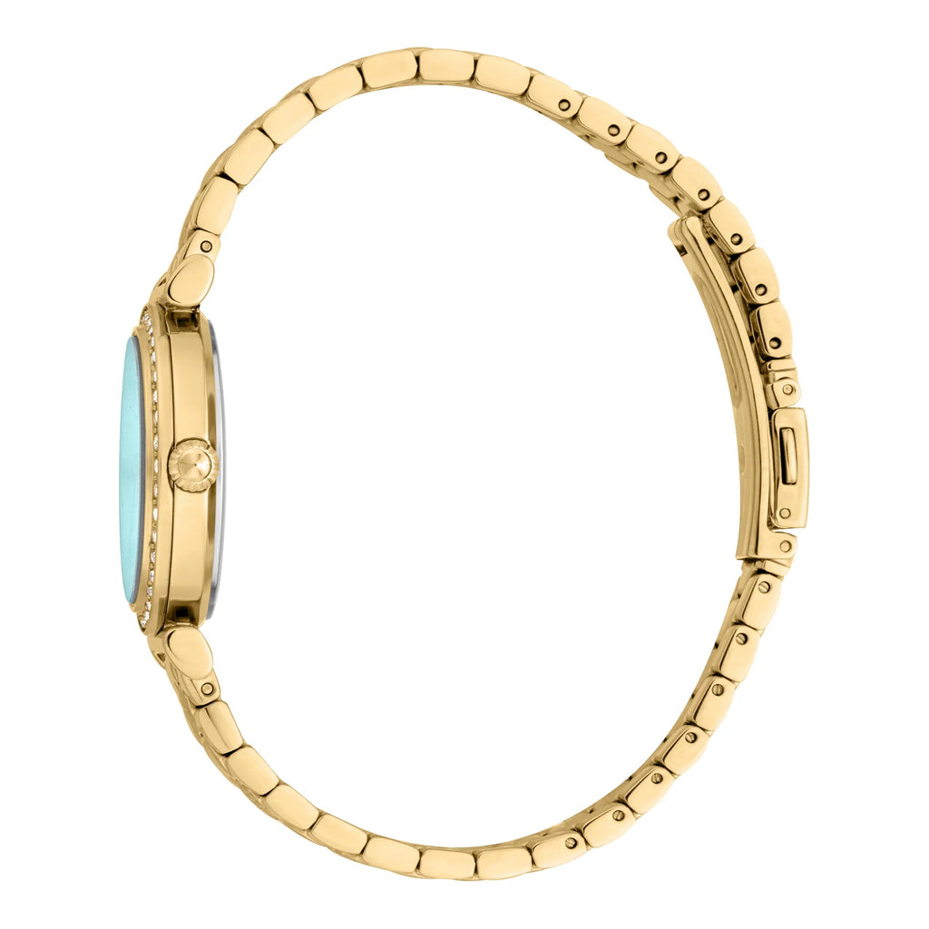 Just Cavalli Varenna Yellow Gold Turquoise