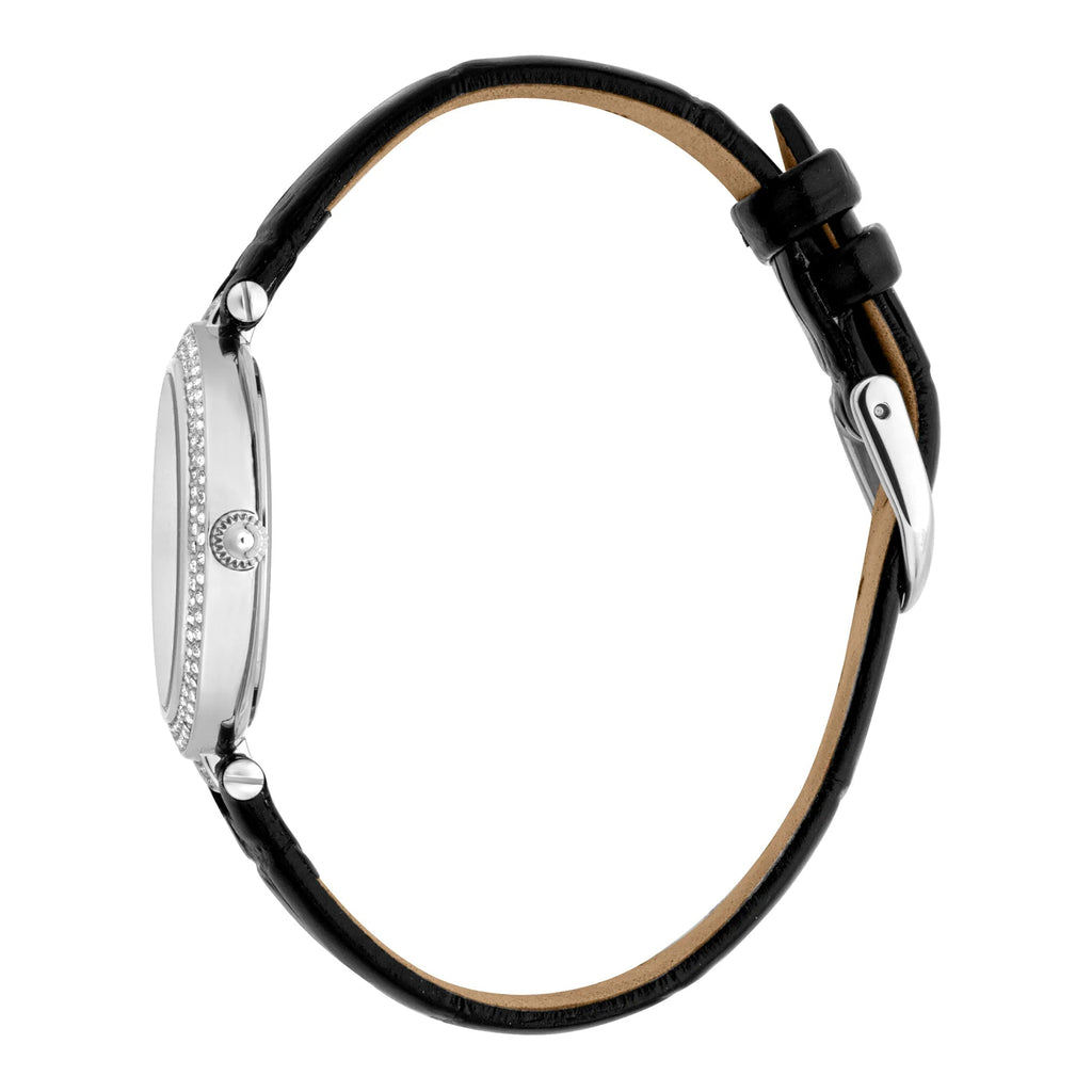 Just Cavalli Savoca Leather Black Silver
