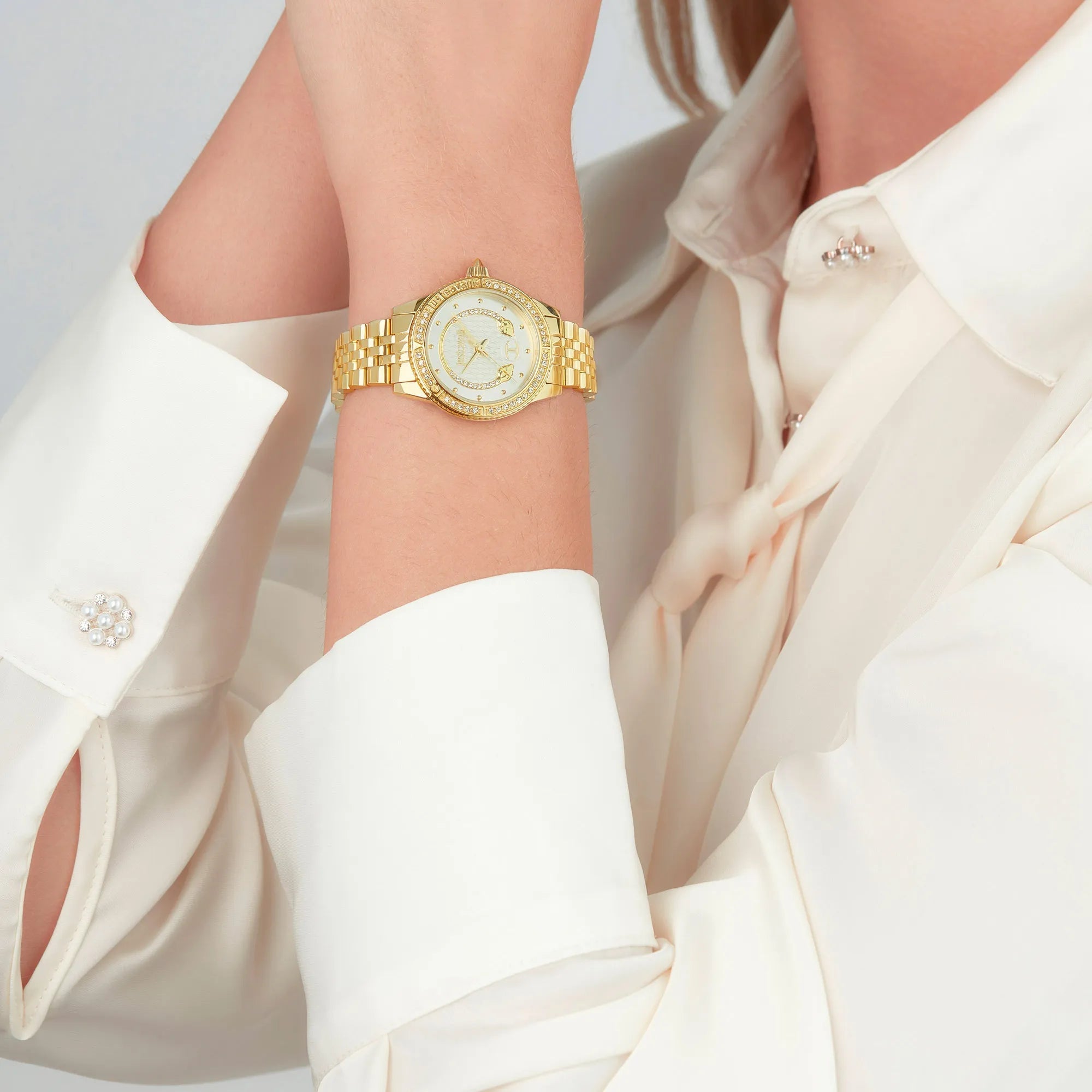 Just Cavalli Neive Yellow Gold Silver