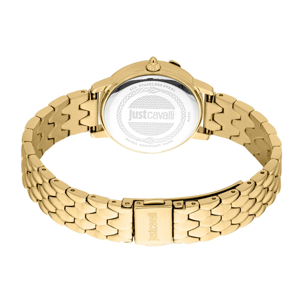 Just Cavalli Viperized Yellow Gold Silver MOP