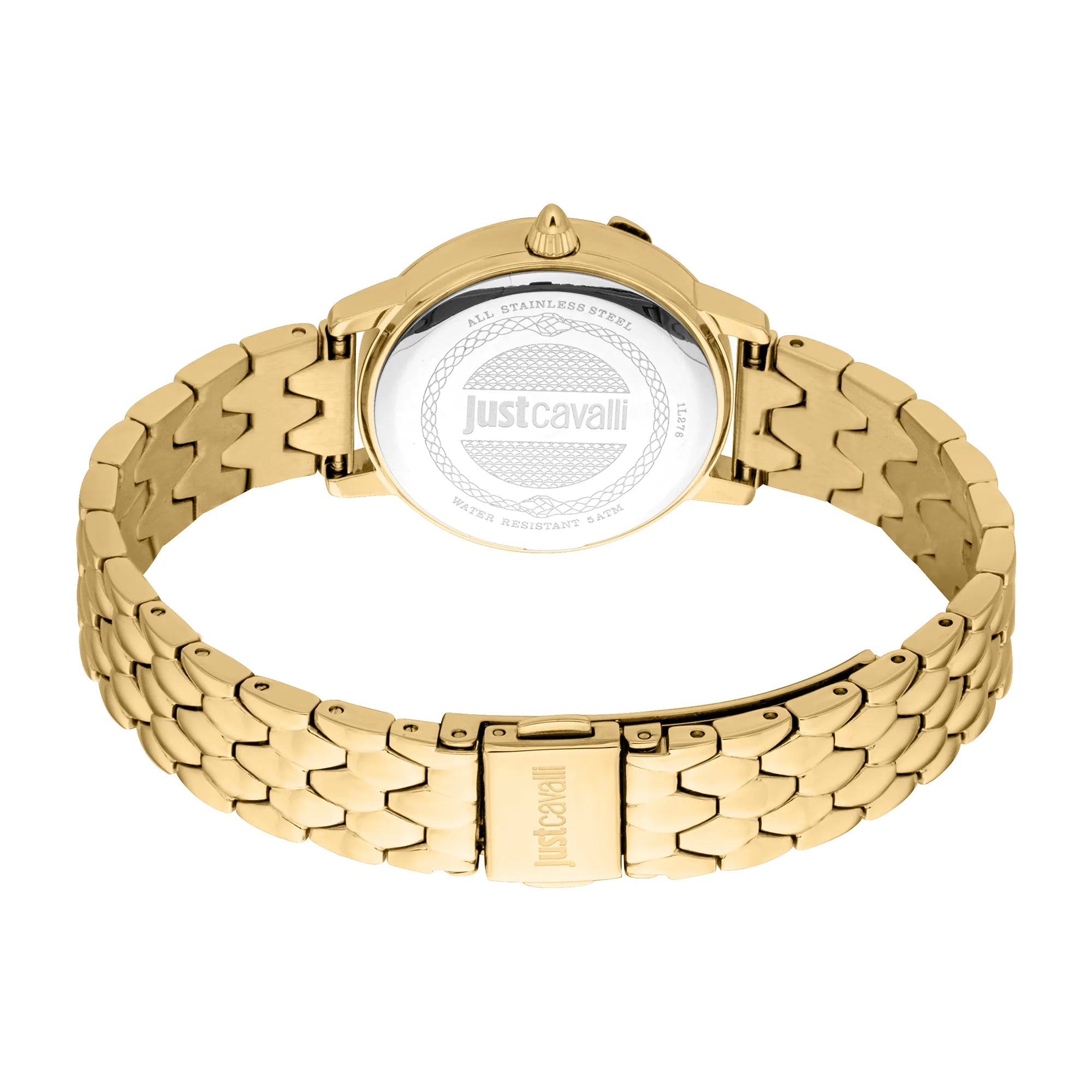 Just Cavalli Viperized Yellow Gold Silver MOP