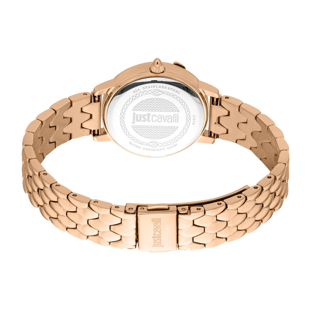 Just Cavalli Viperized Rose Gold Silver Grey