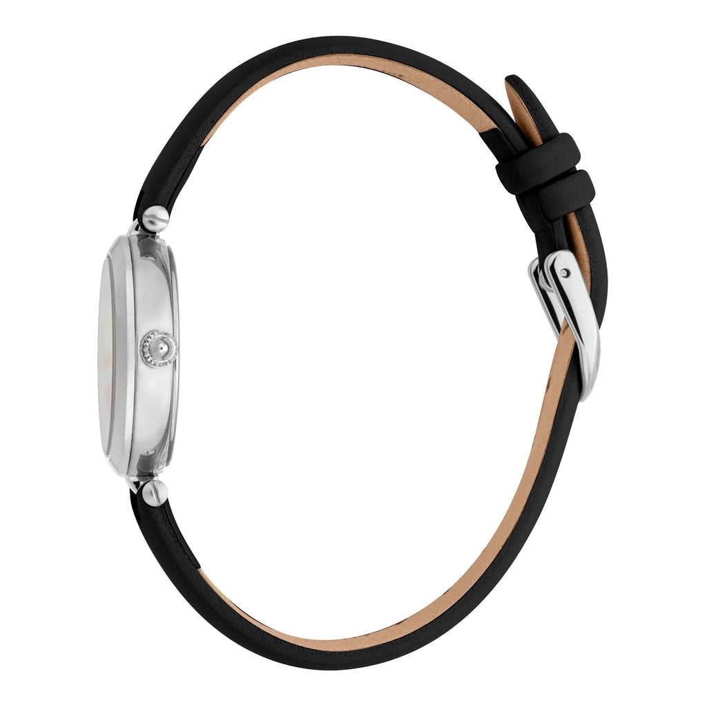 Just Cavalli Modena Leather Black Silver Multicolor