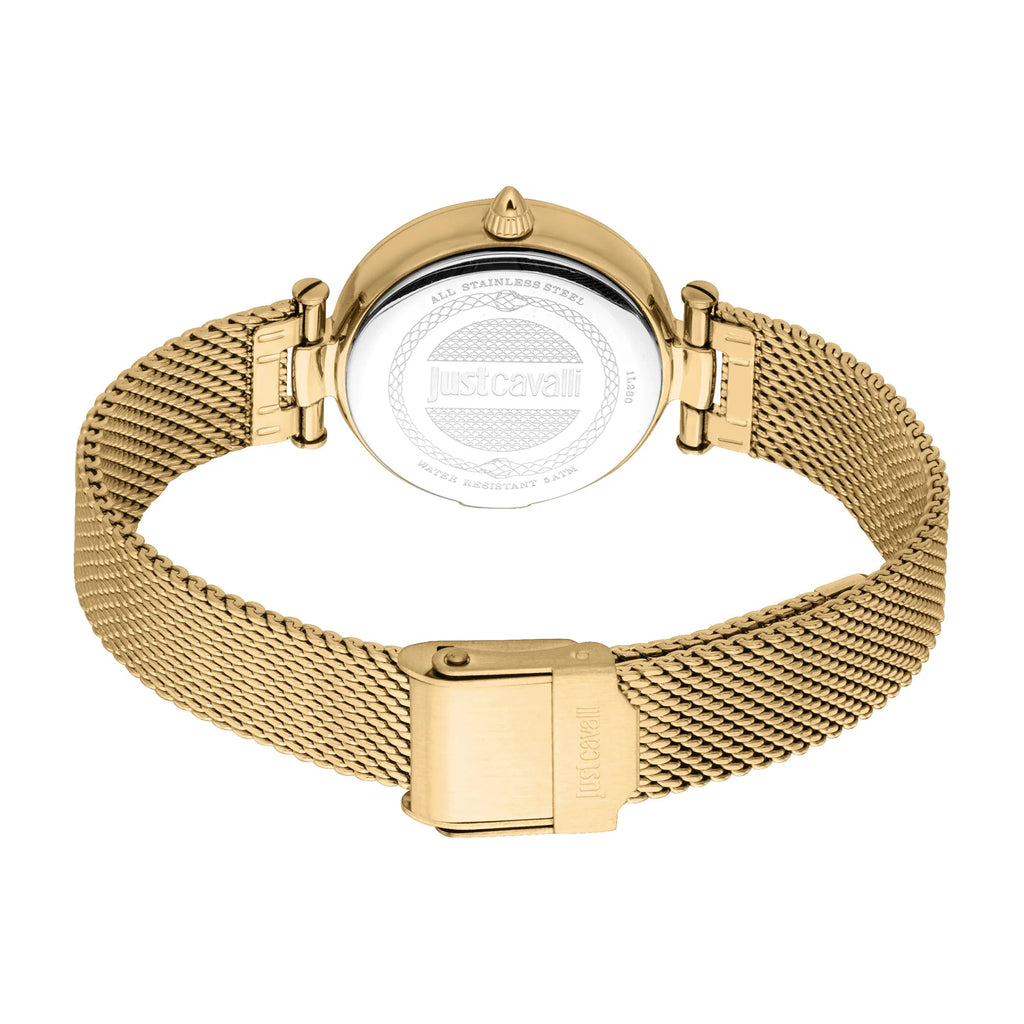 Just Cavalli Modena Mesh Yellow Gold