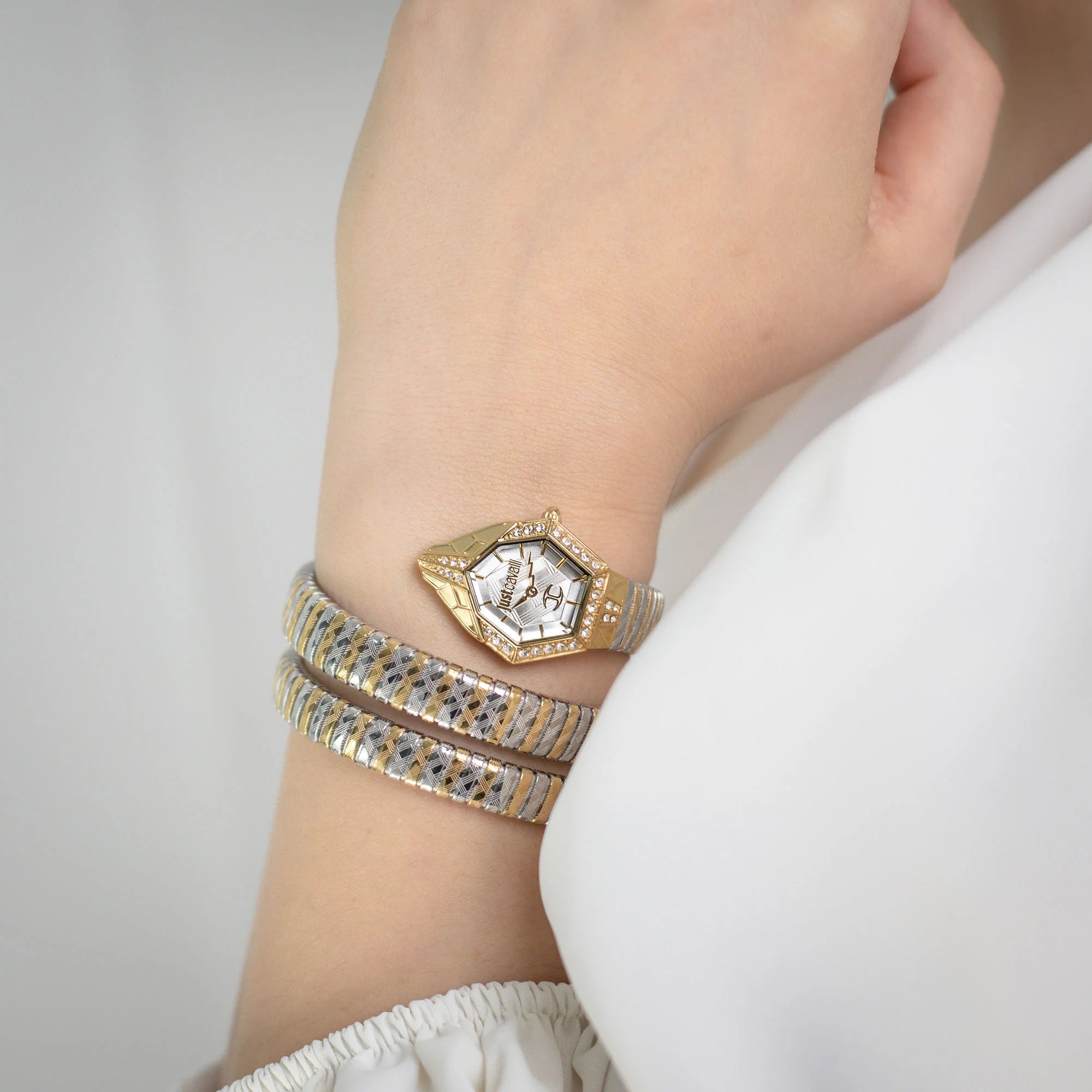 Just Cavalli Mesmerizing Two Tones YG Silver