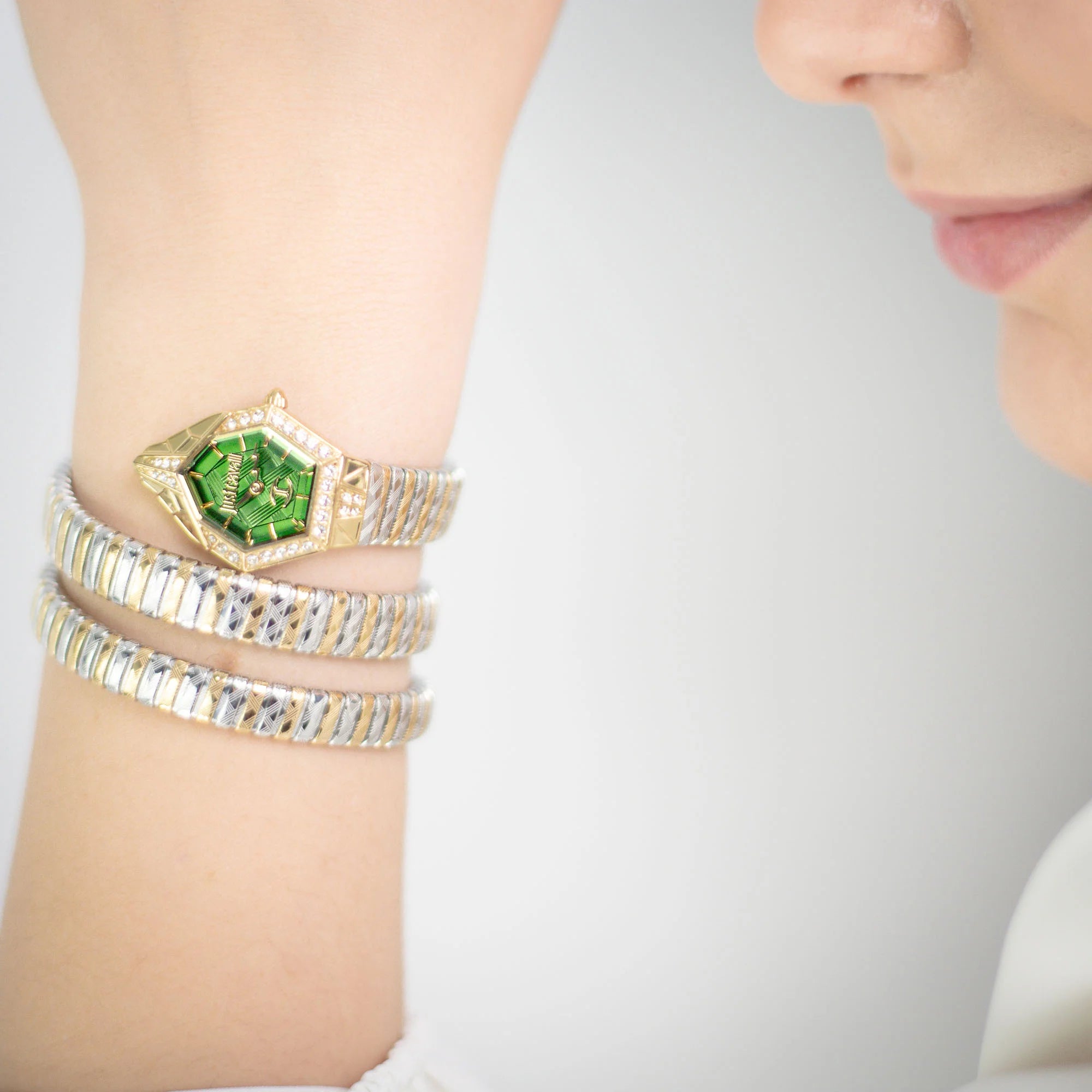 Just Cavalli Mesmerizing Two Tones YG Green
