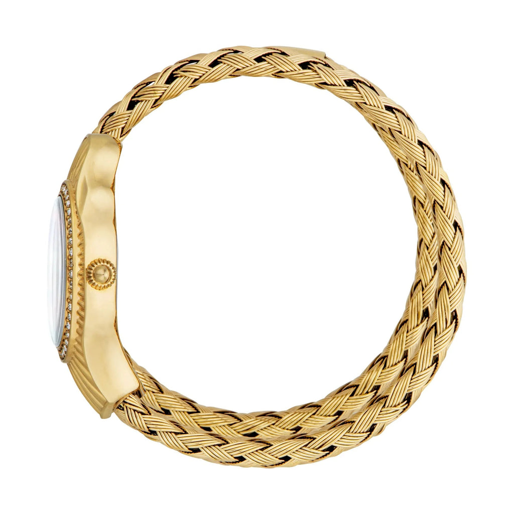 Just Cavalli Twined Yellow Gold MOP