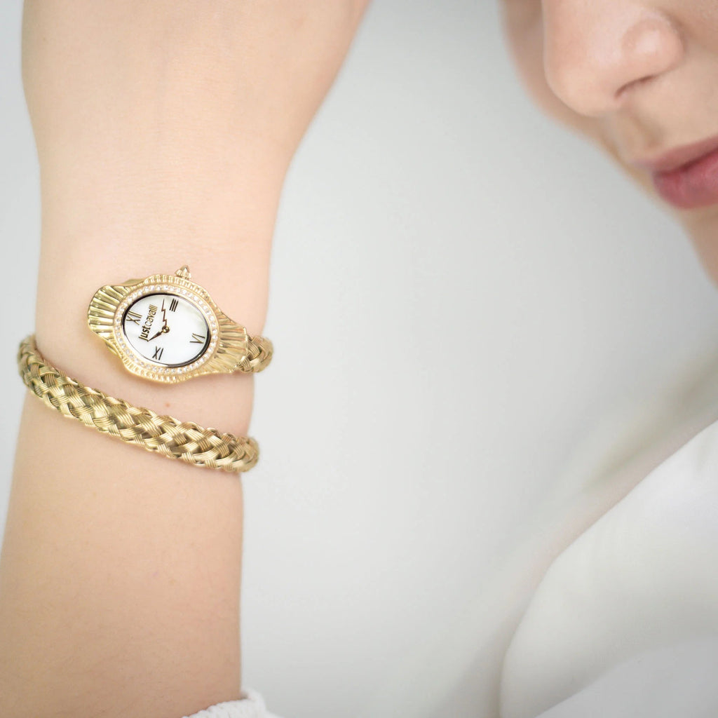 Just Cavalli Twined Yellow Gold MOP