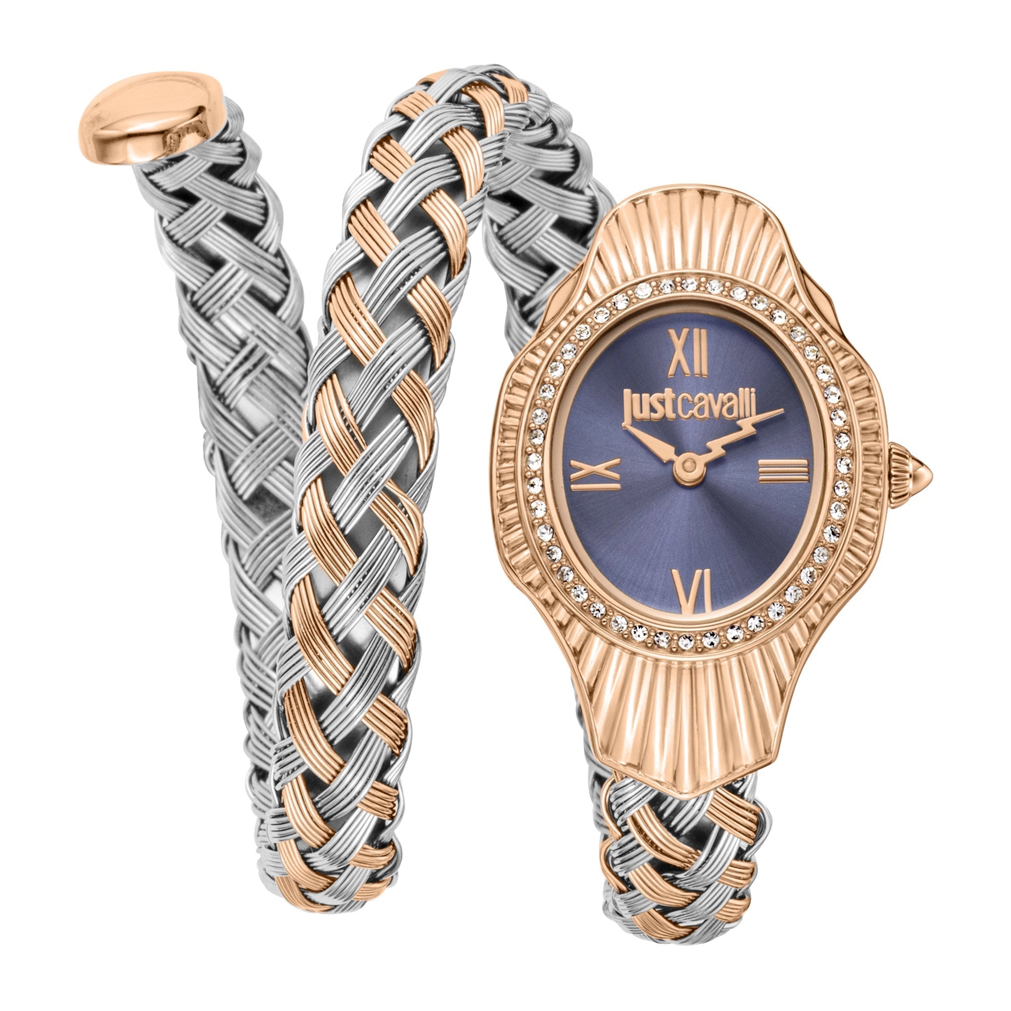 Just Cavalli Twined Two Tones RG Blue