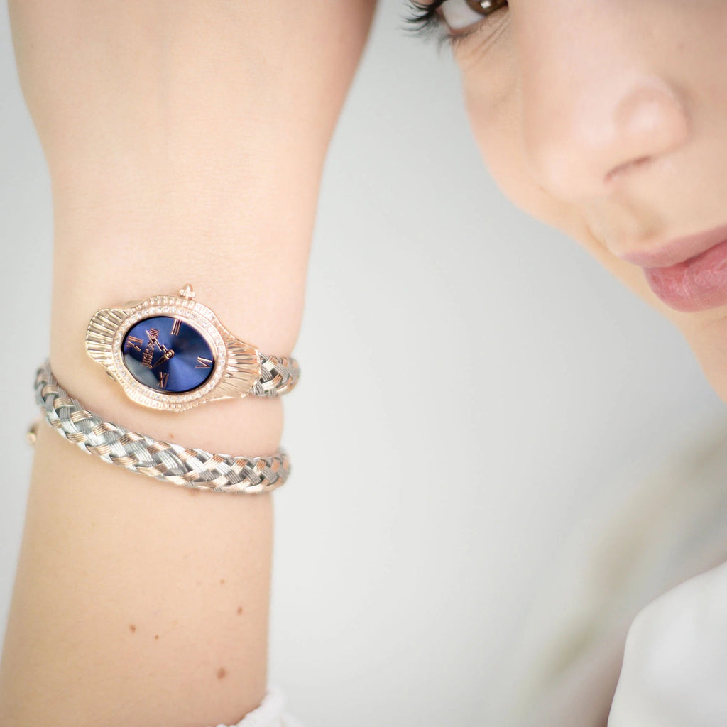 Just Cavalli Twined Two Tones RG Blue