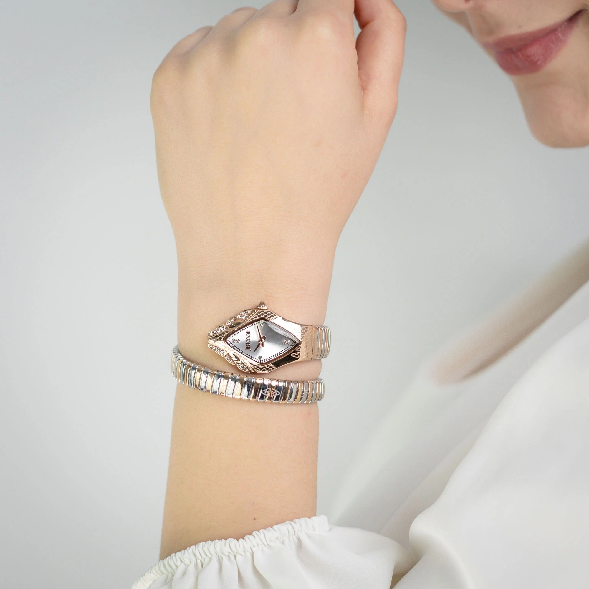Just Cavalli Ferocious Two Tones RG Silver