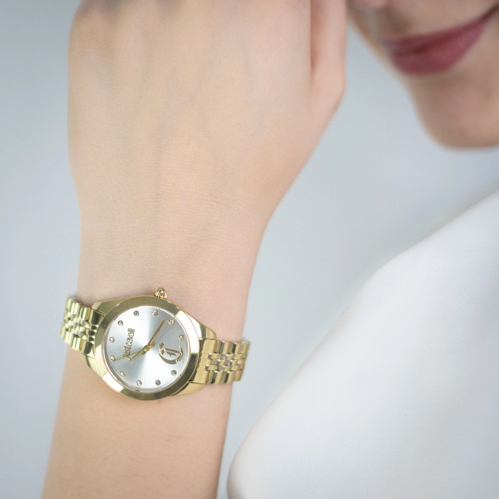 Just Cavalli Luna Yellow Gold Silver