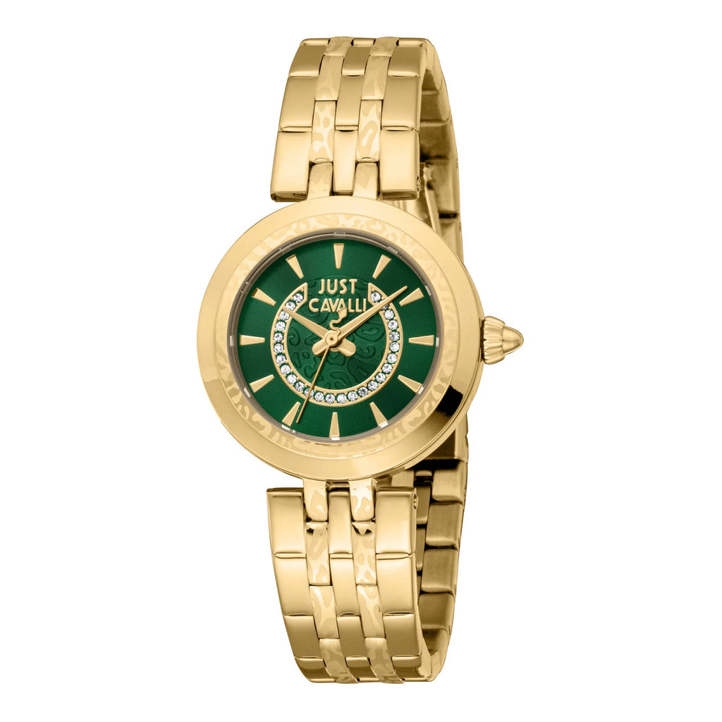 Just Cavalli Preziosa Yellow Gold Bottle Green
