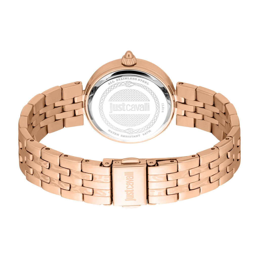 Just Cavalli Preziosa Rose Gold Olive Green