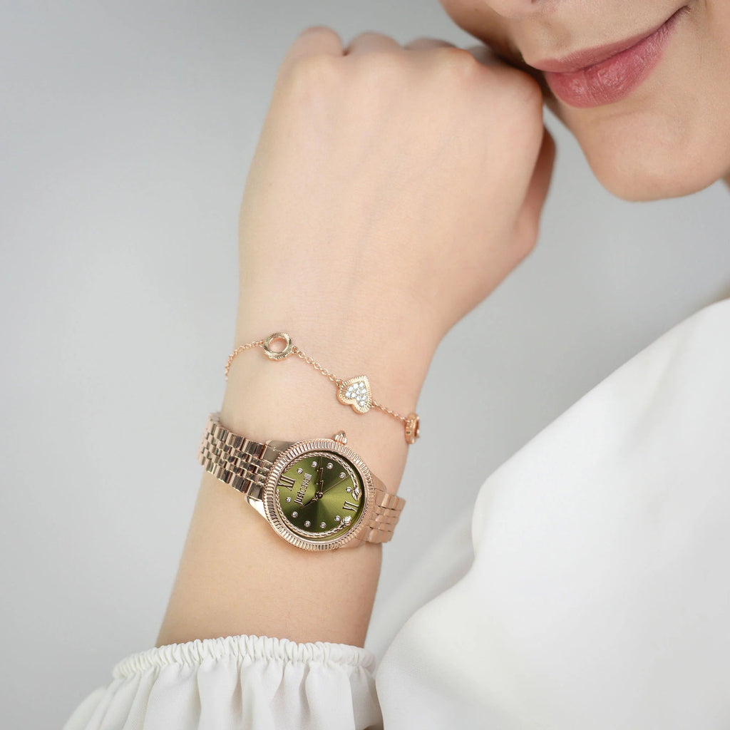 Just Cavalli Lovestruck Valentines Rose Gold Olive