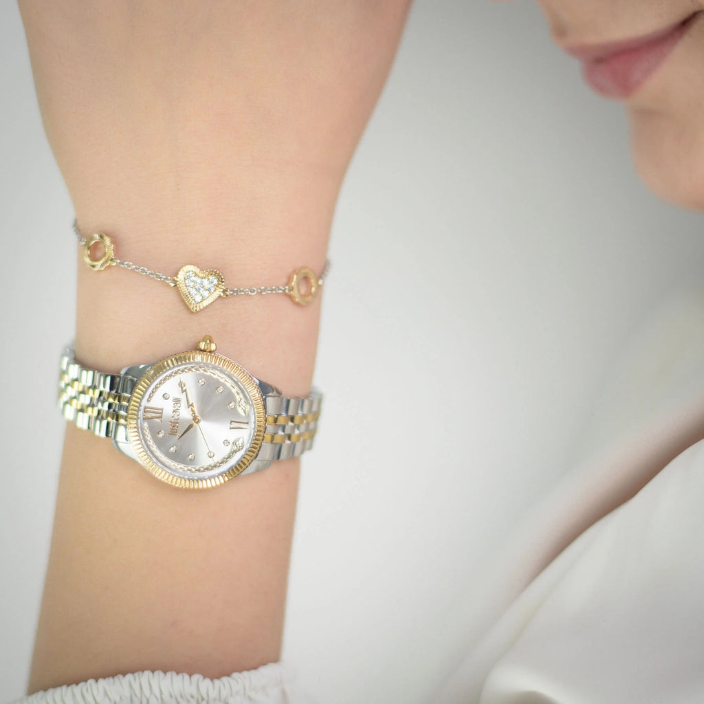 Just Cavalli Lovestruck Valentines Two Tones YG Silver