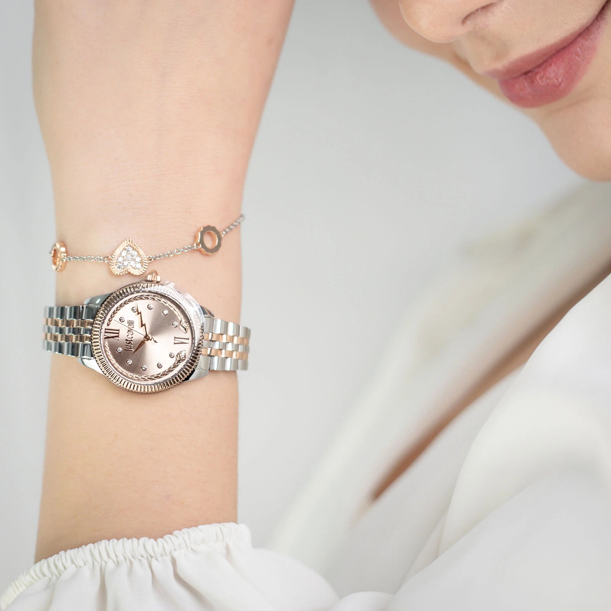 Just Cavalli Lovestruck Valentines Two Tones RG Salmon