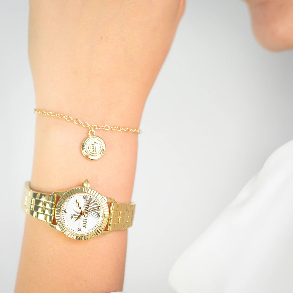 Just Cavalli Mini Raffinata Yellow Gold Silver