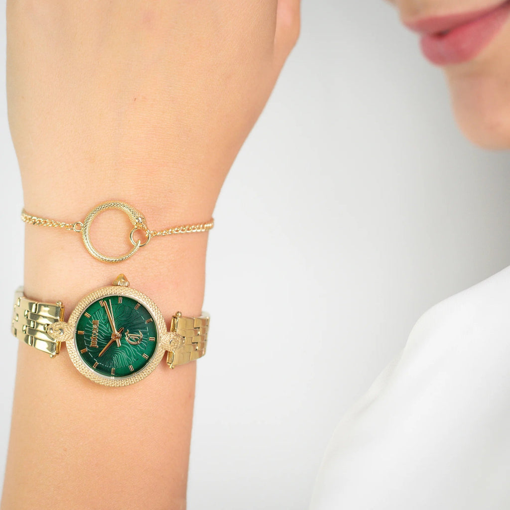 Just Cavalli Mini Attraente Yellow Gold Green
