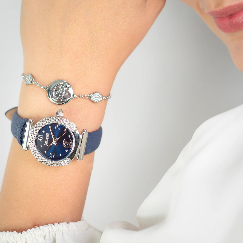 Just Cavalli Curiosa Leather Blue