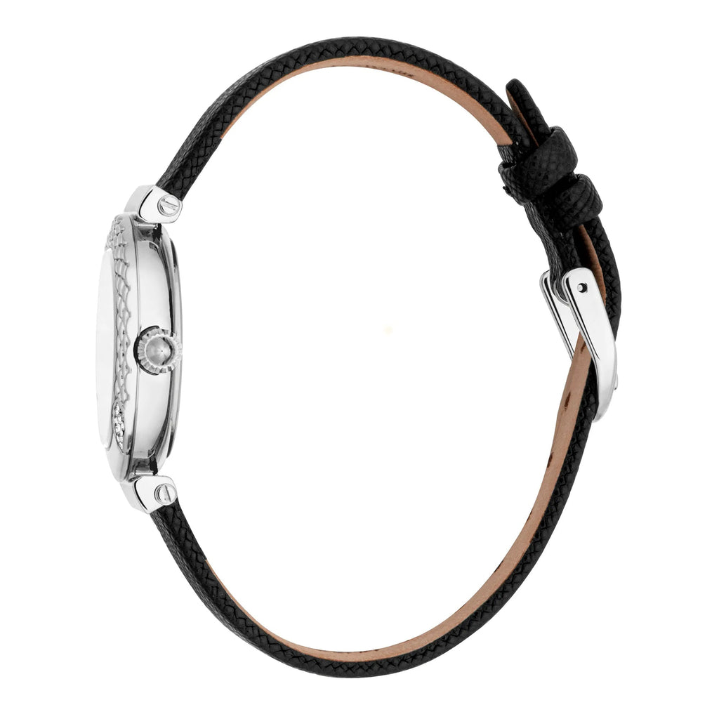 Just Cavalli Mistero Snake Leather Black Silver