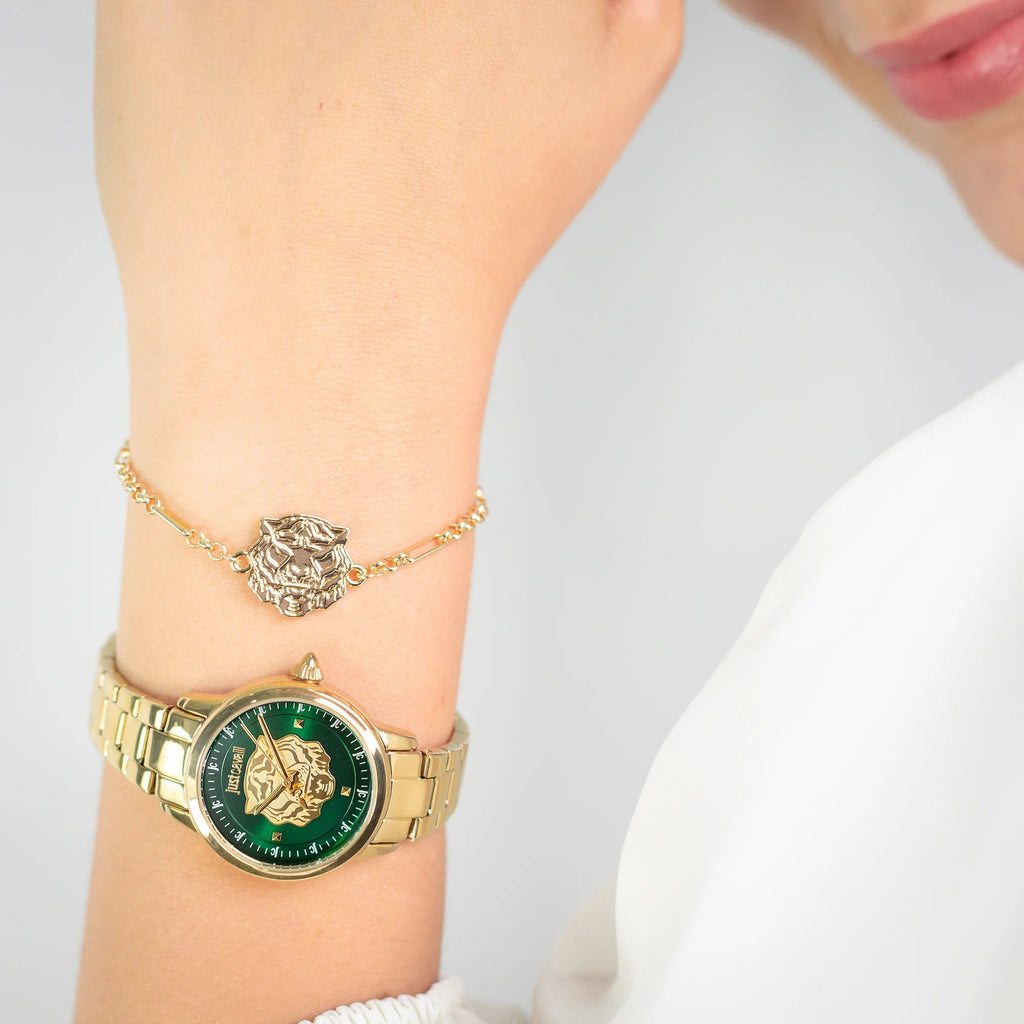 Just Cavalli Dolce Yellow Gold Green