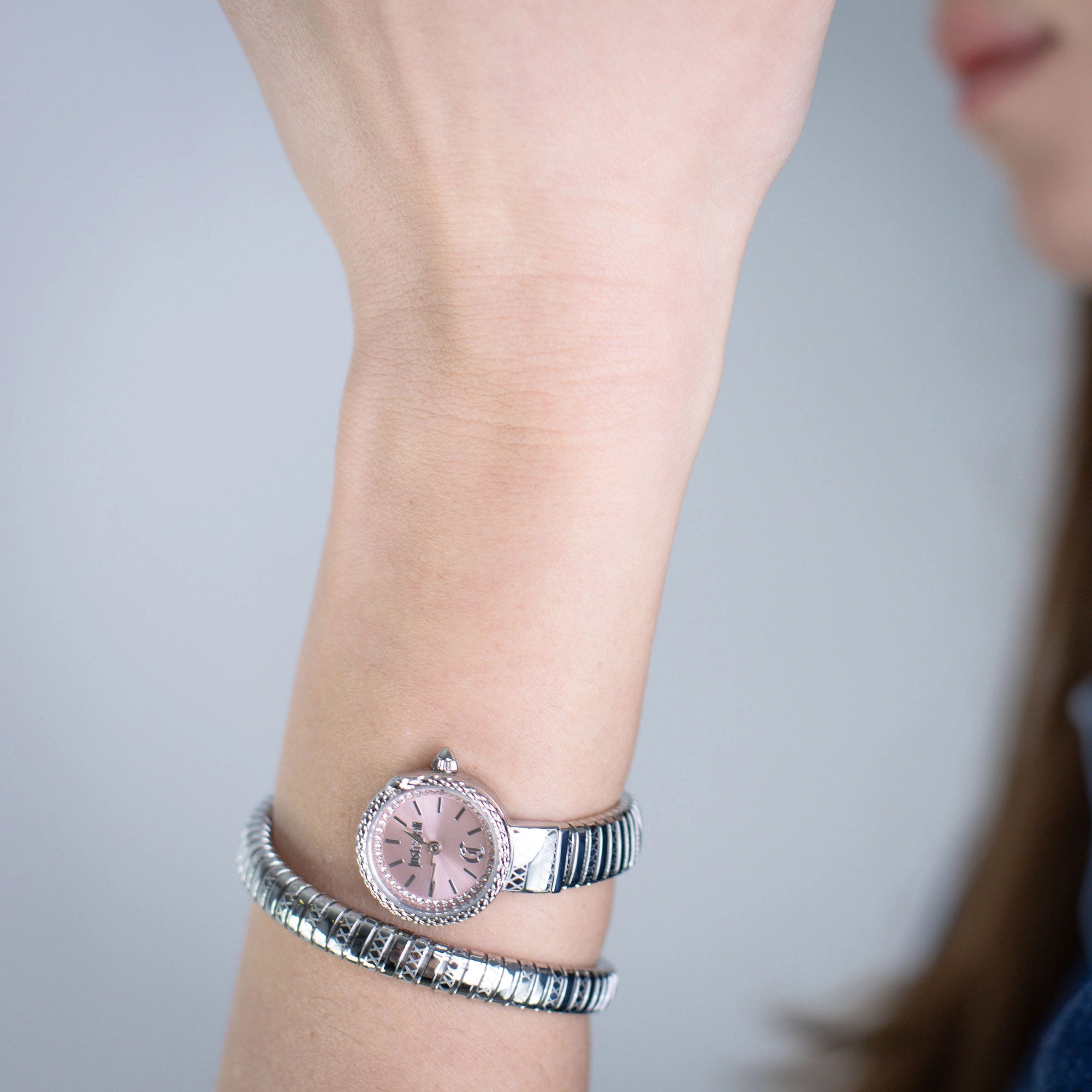 Just Cavalli Sirena Silver Pink