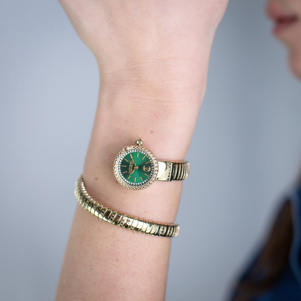 Just Cavalli Sirena Yellow Gold Green