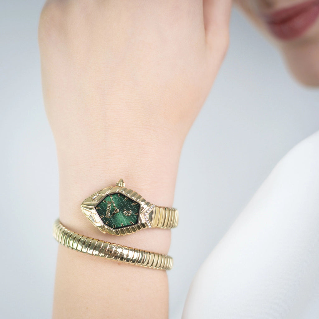 Just Cavalli Speranza Yellow Gold Green