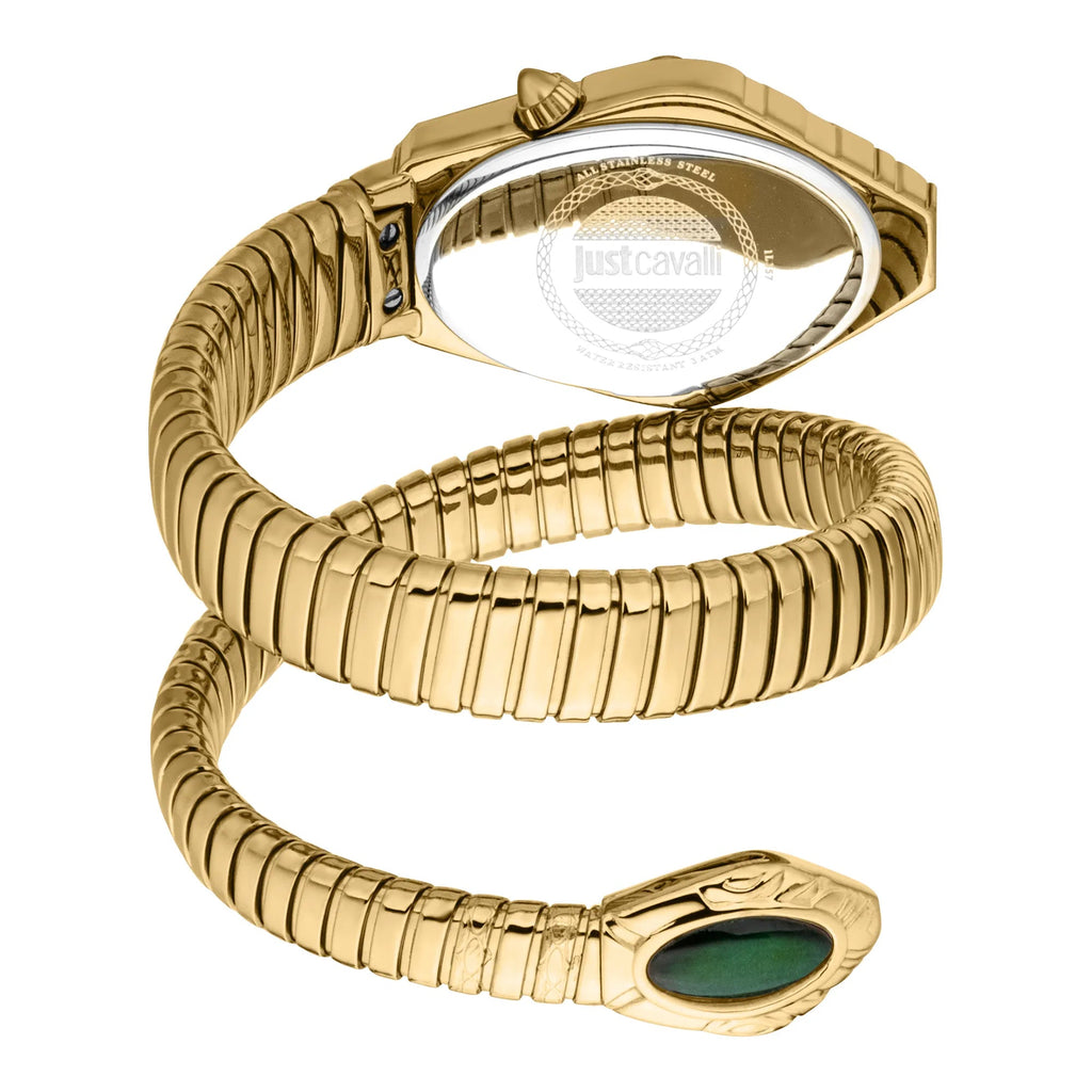 Just Cavalli Lirica Yellow Gold Green