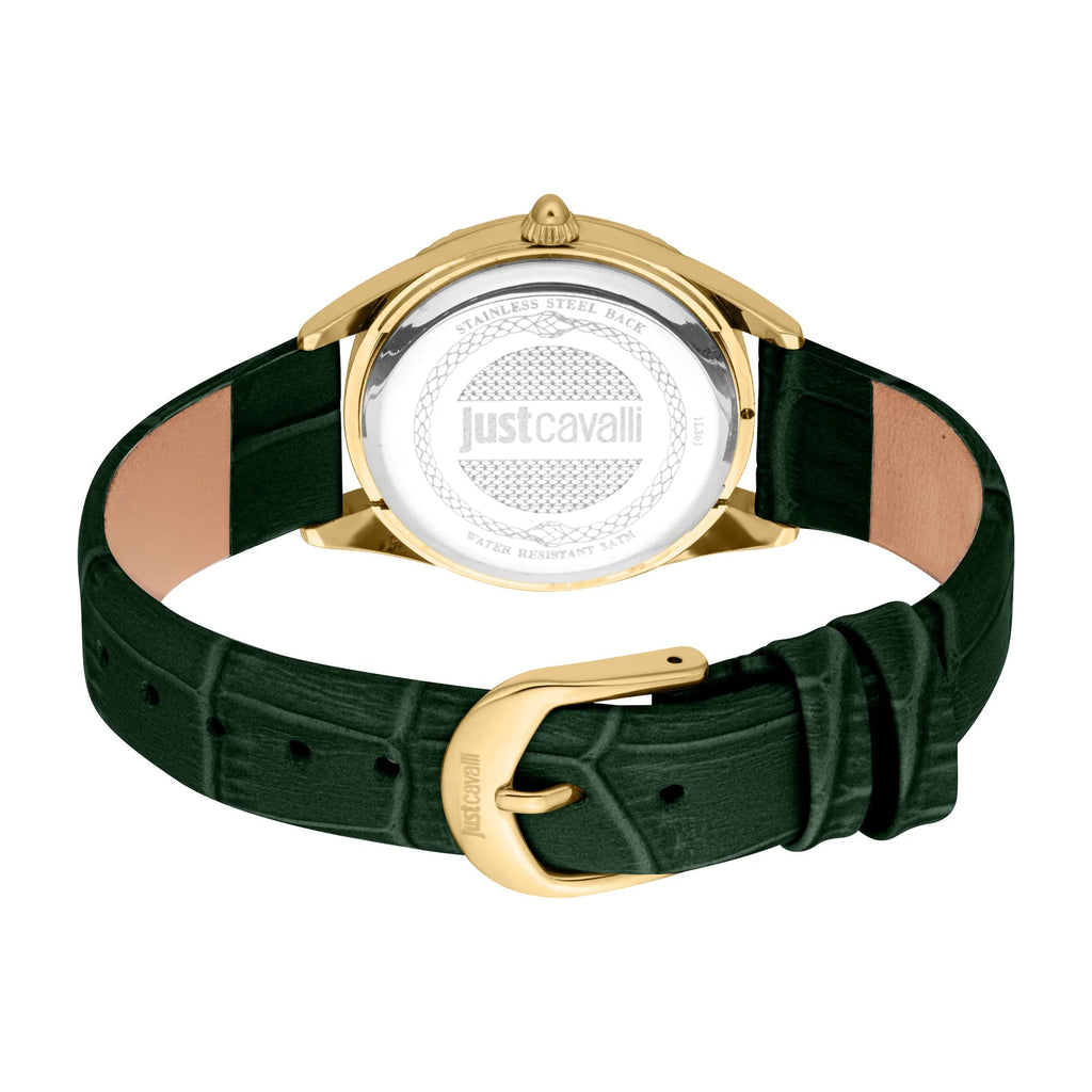 Just Cavalli Vittoria Glam Leather Green YG