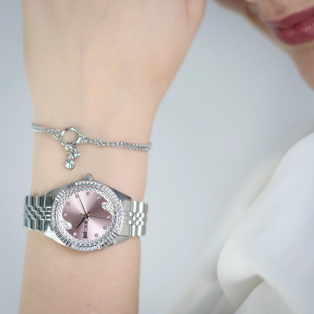 Just Cavalli Vittoria Glam Silver Rose