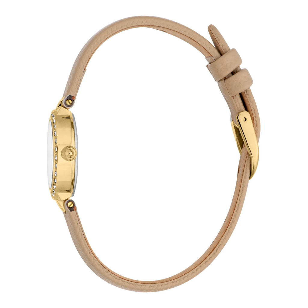 Just Cavalli Serenita Mini Leather Beige YG Silver
