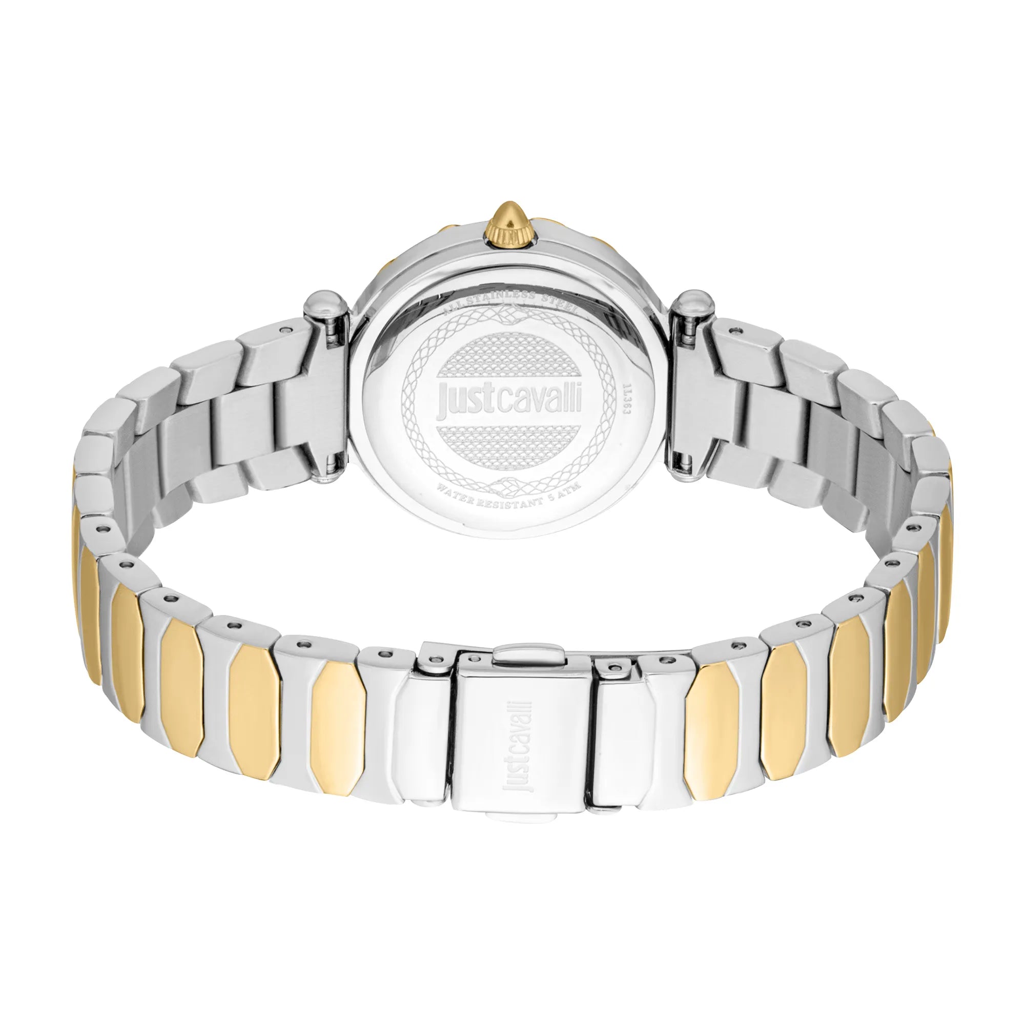 Just Cavalli Stella Snake Two Tones YG Silver