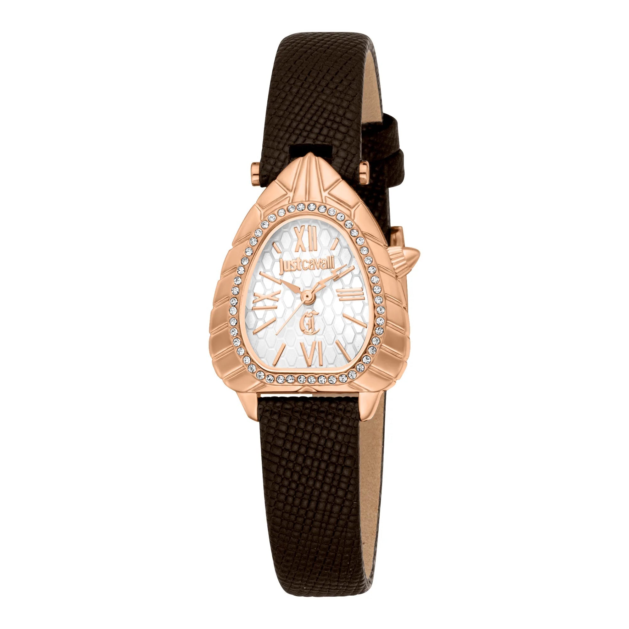 Just Cavalli Perla Leather Brown RG