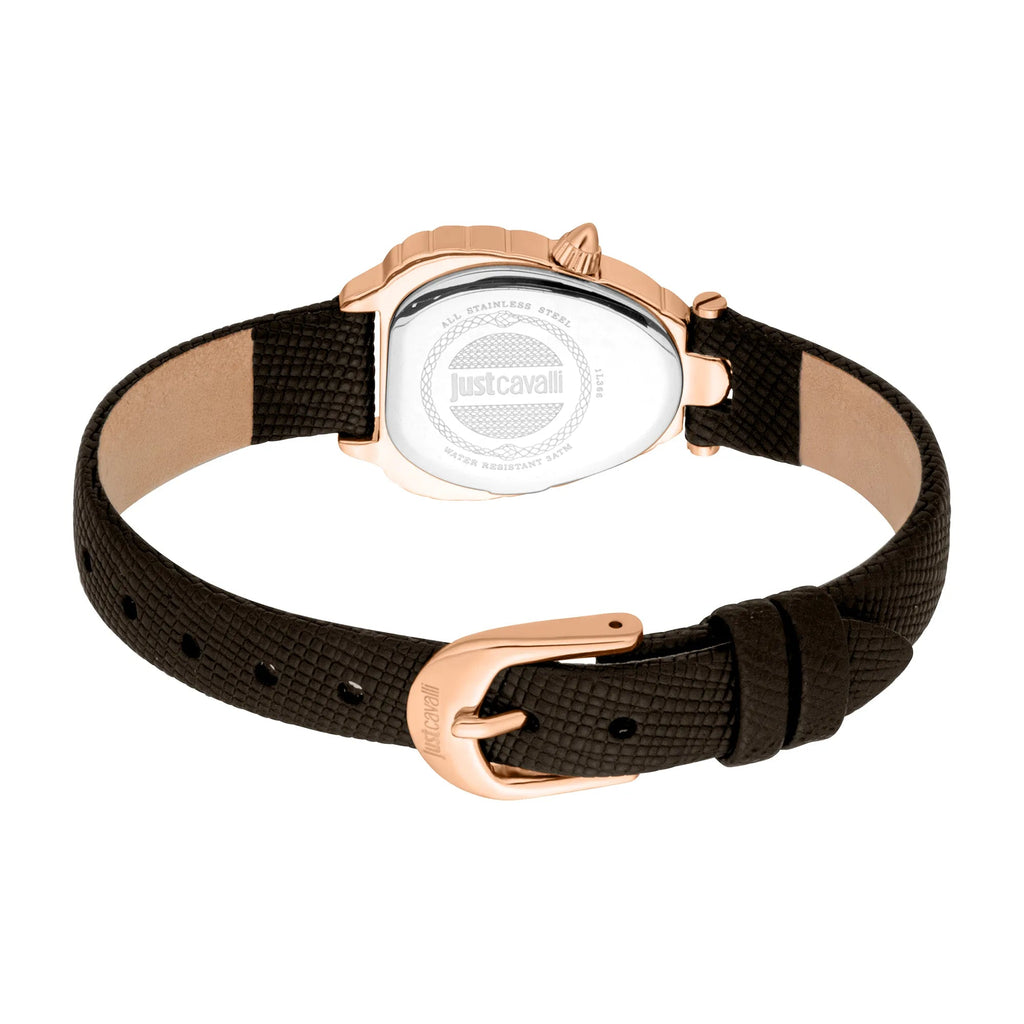 Just Cavalli Perla Leather Brown RG