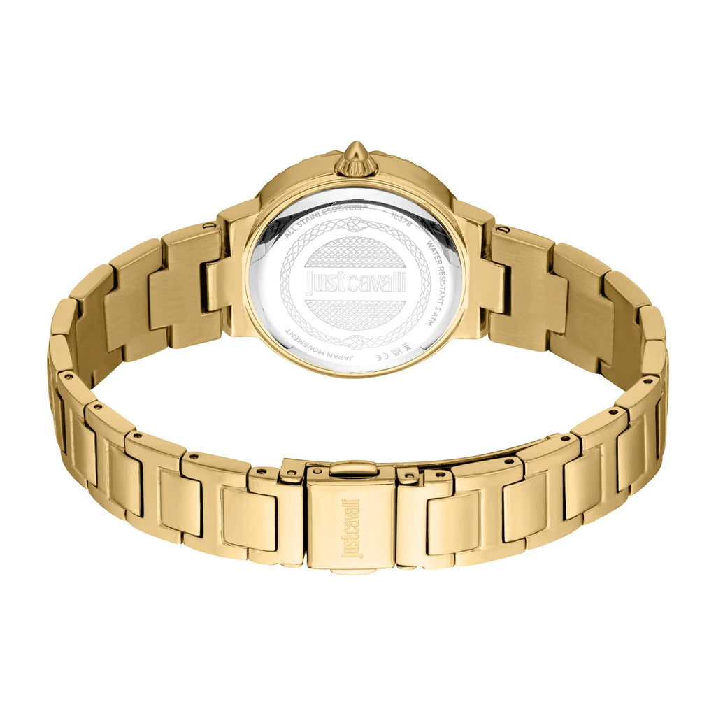 Just Cavalli Primavera Snake Yellow Gold Silver