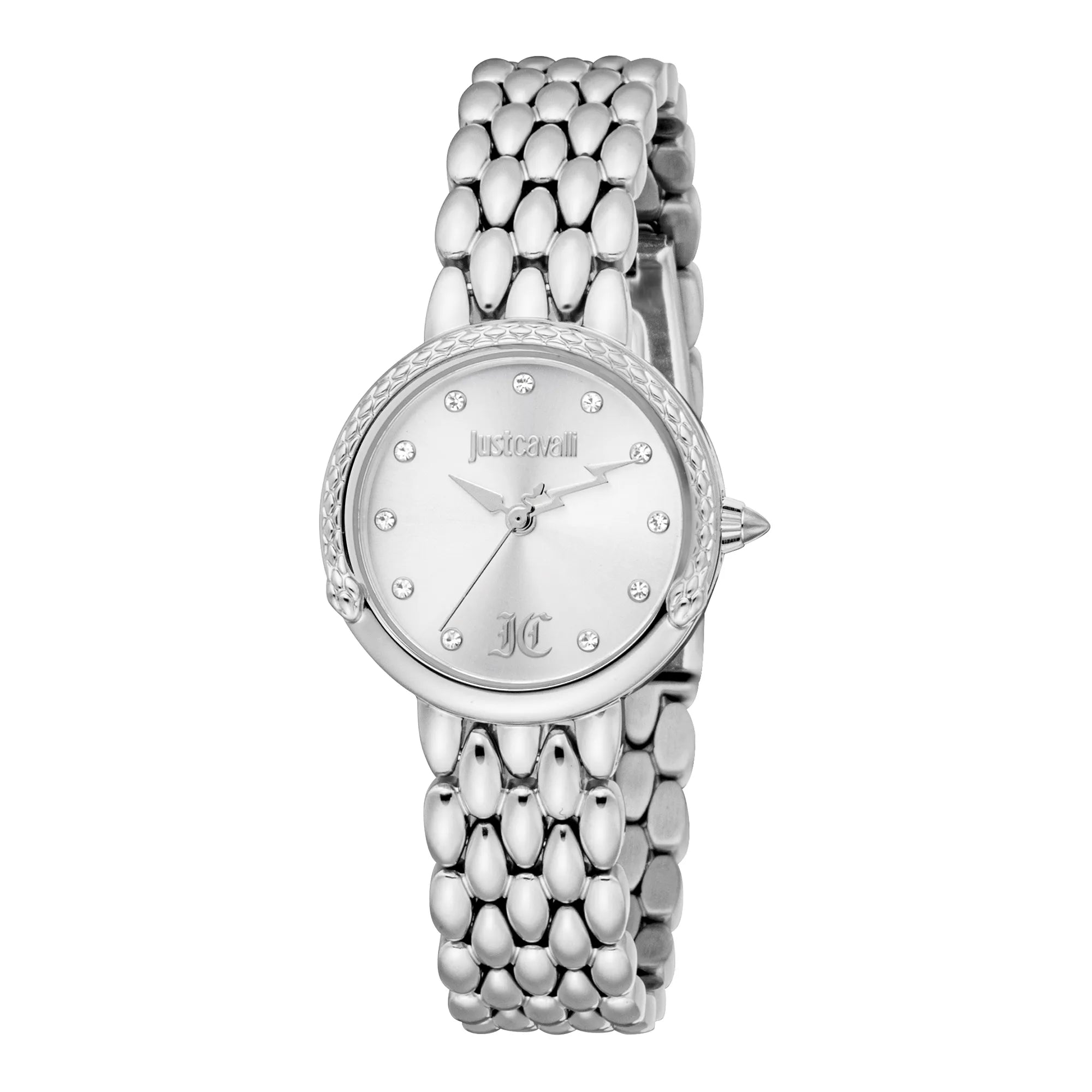 Just Cavalli Rosa Snake Silver