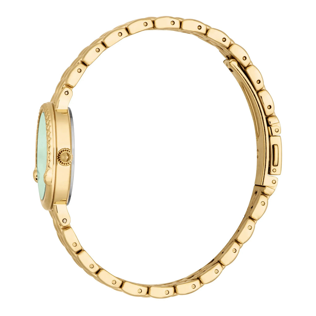 Just Cavalli Rosa Snake Yellow Gold Green