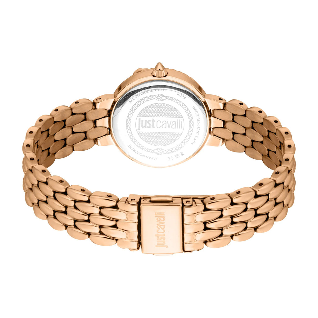 Just Cavalli Rosa Snake Rose Gold Silver